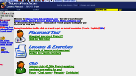 What Tolearnfrench.com website looked like in 2021 (2 years ago)