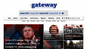 What Thegatewayonline.ca website looked like in 2021 (2 years ago)