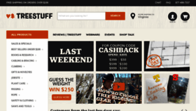 What Treestuff.com website looked like in 2021 (4 years ago)