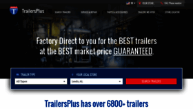 What Trailersplus.com website looked like in 2021 (2 years ago)