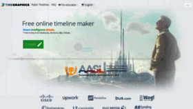 What Time.graphics website looked like in 2021 (2 years ago)