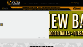 What Thesoccerfactory.com website looked like in 2021 (2 years ago)