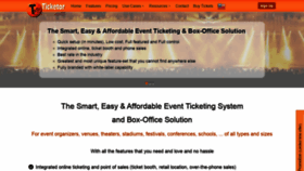 What Ticketor.com website looked like in 2021 (2 years ago)