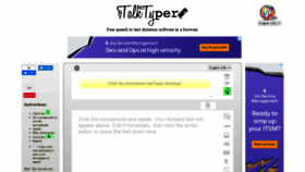 What Talktyper.com website looked like in 2021 (2 years ago)