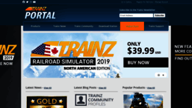 What Trainzportal.com website looked like in 2021 (2 years ago)