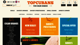 What Topcubans.com website looked like in 2021 (2 years ago)