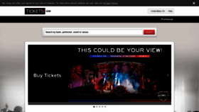 What Tickets.com website looked like in 2021 (2 years ago)