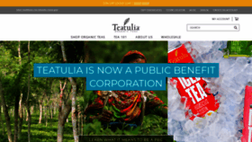 What Teatulia.com website looked like in 2021 (2 years ago)