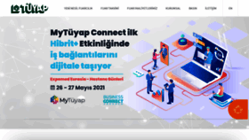 What Tuyap.com.tr website looked like in 2021 (2 years ago)