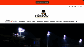 What Thepressboxlts.com website looked like in 2021 (3 years ago)