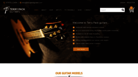 What Terrypackguitars.com website looked like in 2021 (2 years ago)