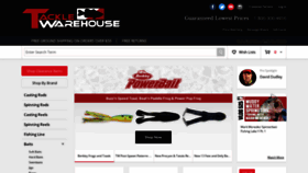 What Tacklewarehouse.com website looked like in 2021 (2 years ago)