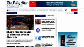 What Thedailystar.net website looked like in 2021 (2 years ago)