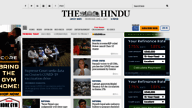 What Thehindu.com website looked like in 2021 (2 years ago)