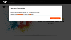 What Thermaltake.com website looked like in 2021 (2 years ago)