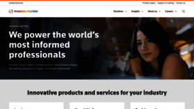 What Thomsonreuters.com website looked like in 2021 (2 years ago)