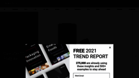 What Trendhunter.com website looked like in 2021 (2 years ago)