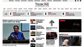 What Tribune.com.pk website looked like in 2021 (2 years ago)