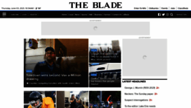 What Toledoblade.com website looked like in 2021 (2 years ago)