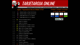 What Tarjetarojaonline.com.es website looked like in 2021 (2 years ago)
