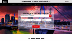 What Tfehotels.com website looked like in 2021 (2 years ago)