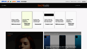 What Techtudo.com.br website looked like in 2021 (2 years ago)
