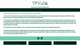 What Tv-lite.com website looked like in 2021 (2 years ago)