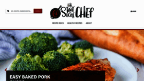 What Thestayathomechef.com website looked like in 2021 (2 years ago)