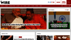 What Thewire.in website looked like in 2021 (2 years ago)