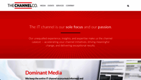 What Thechannelco.com website looked like in 2021 (2 years ago)