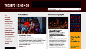 What Theatreinchicago.com website looked like in 2021 (2 years ago)