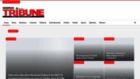 What Tribuneonlineng.com website looked like in 2021 (2 years ago)