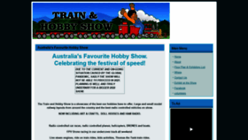 What Trainandhobbyshow.com.au website looked like in 2021 (2 years ago)
