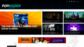 What Thepopinsider.com website looked like in 2021 (2 years ago)