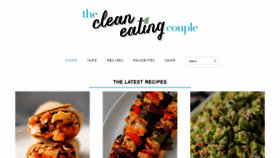 What Thecleaneatingcouple.com website looked like in 2021 (2 years ago)