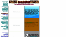 What Templenet.com website looked like in 2021 (2 years ago)