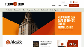 What Texasexes.org website looked like in 2021 (2 years ago)