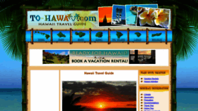 What To-hawaii.com website looked like in 2021 (2 years ago)
