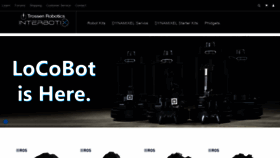 What Trossenrobotics.com website looked like in 2021 (2 years ago)