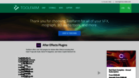 What Toolfarm.com website looked like in 2021 (2 years ago)