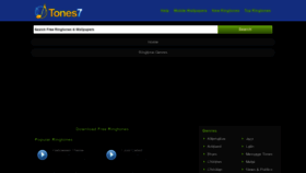 What Tones7.com website looked like in 2021 (4 years ago)