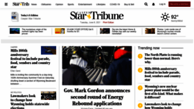 What Trib.com website looked like in 2021 (2 years ago)