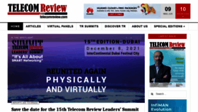 What Telecomreview.com website looked like in 2021 (2 years ago)