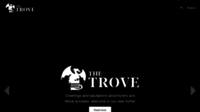 What Thetrove.is website looked like in 2021 (2 years ago)