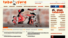 What Tebeosfera.com website looked like in 2021 (2 years ago)