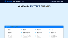 What Twitscoop.com website looked like in 2021 (2 years ago)