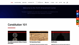 What Tenthamendmentcenter.com website looked like in 2021 (2 years ago)