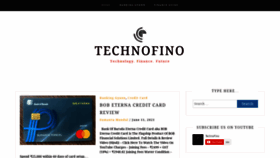 What Technofino.in website looked like in 2021 (2 years ago)