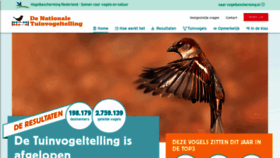 What Tuinvogeltelling.nl website looked like in 2021 (2 years ago)