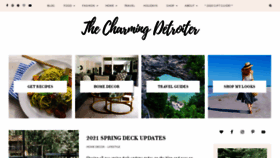 What Thecharmingdetroiter.com website looked like in 2021 (2 years ago)